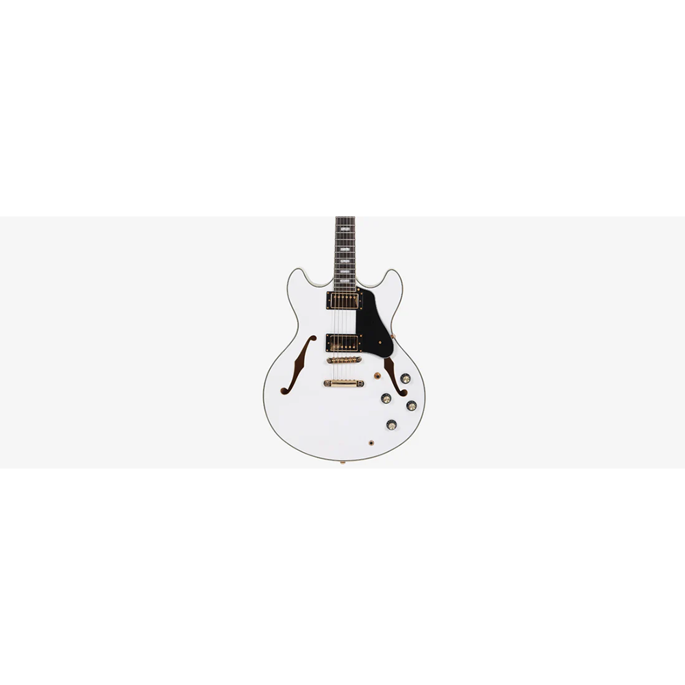 Sire H7 WH Semi Hollow Larry Calton H7 White Electric Guitar