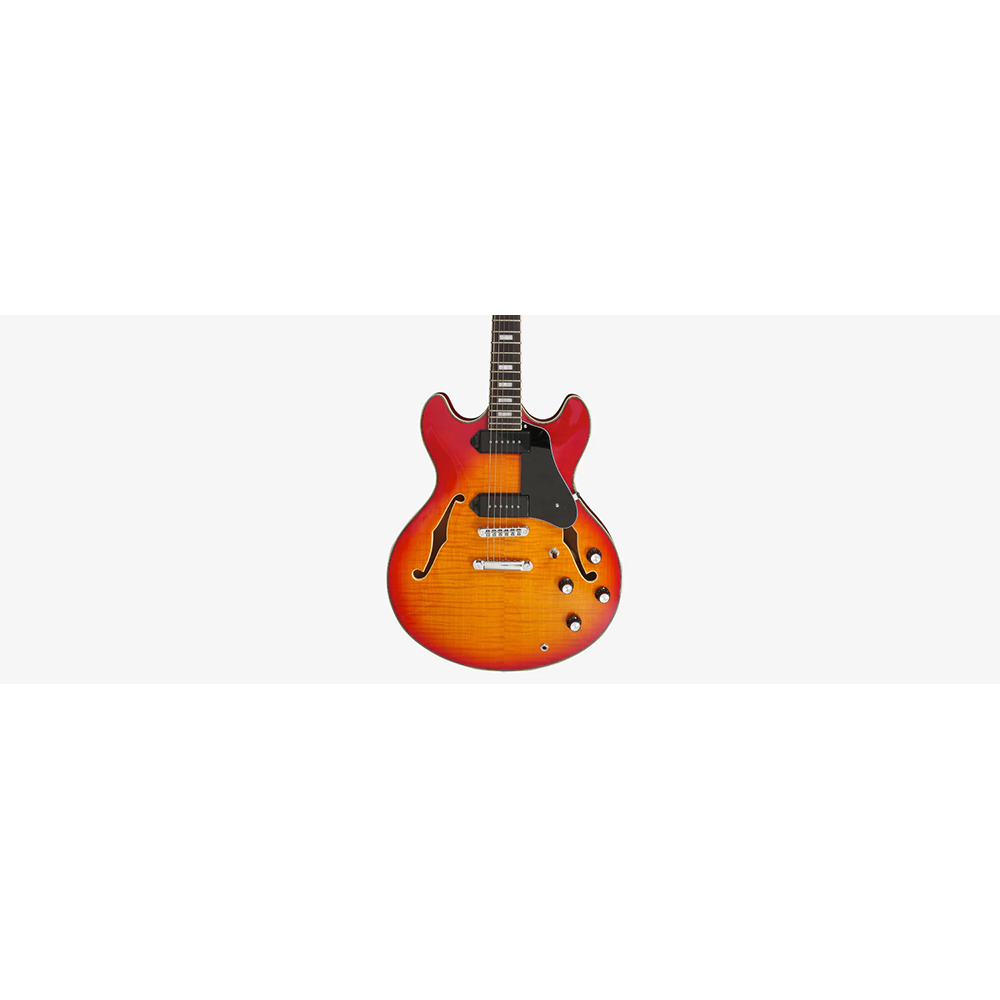 Sire H7V CS Semi Hollow Larry Calton H7 Cherry Sunburst Electric Guitar