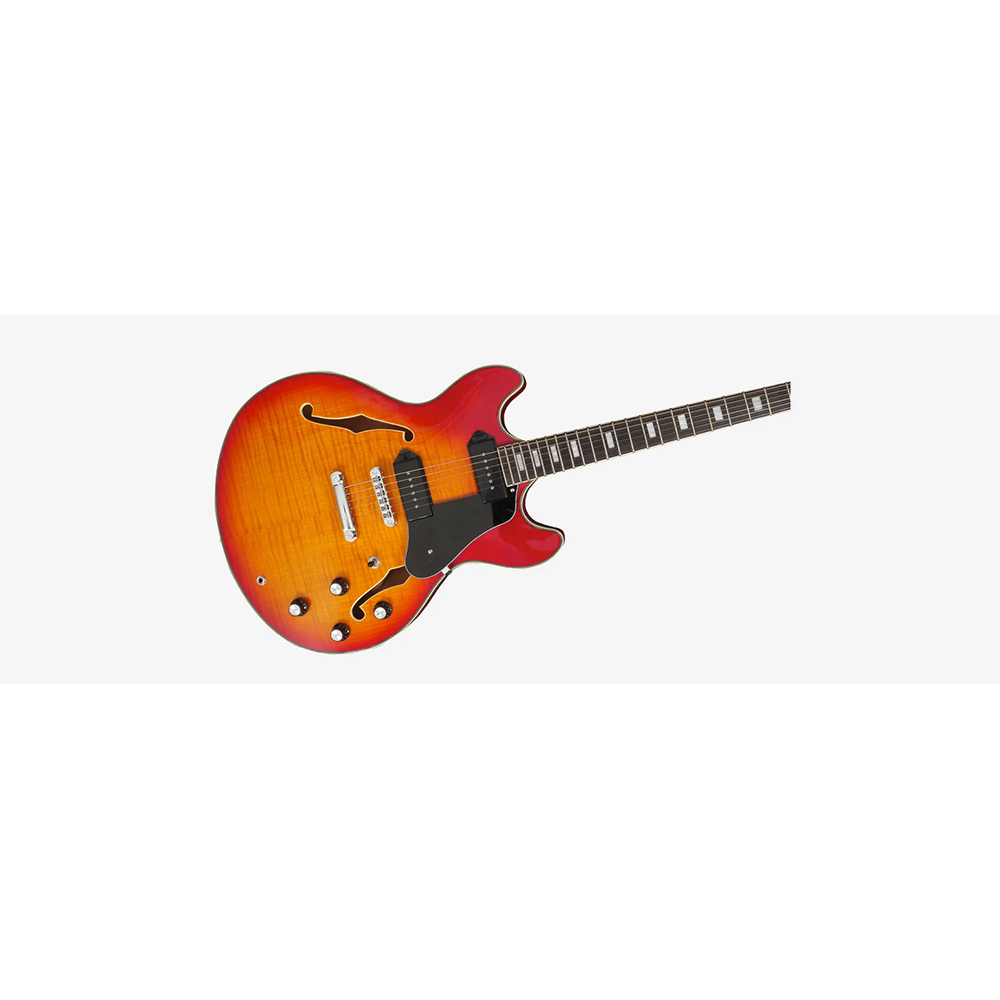 Sire H7V CS Semi Hollow Larry Calton H7 Cherry Sunburst Electric Guitar