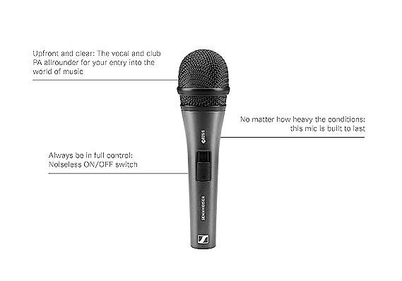 Sennheiser E825S Dynamic Microphone