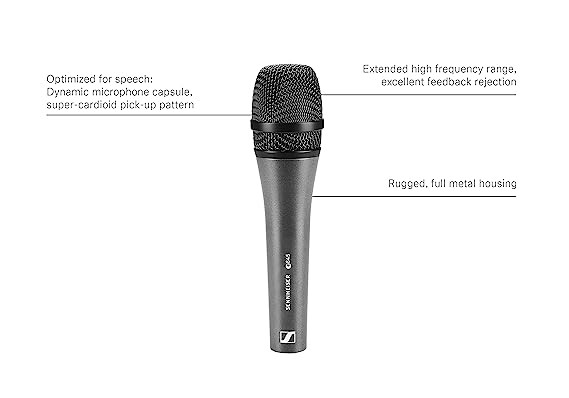 Sennheiser E845S Dynamic Microphone