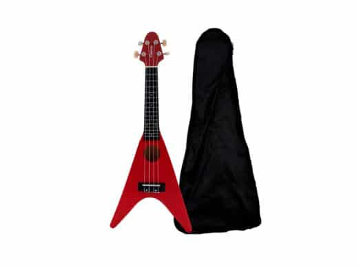 Chateau BAS01FV 21 Inches Fantasy Victory Soprano Tekwood Red Ukulele