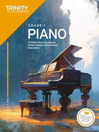 Trinity Piano Exam Pieces Plus Exercises from 2023 Grade 1