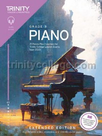 Trinity Piano Pieces Plus Exercises From 2023 Grade 3 - Extended Edition