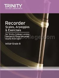 TCL Recorder Scales Arpeggios & Exercises 2017 Grade Initial-8