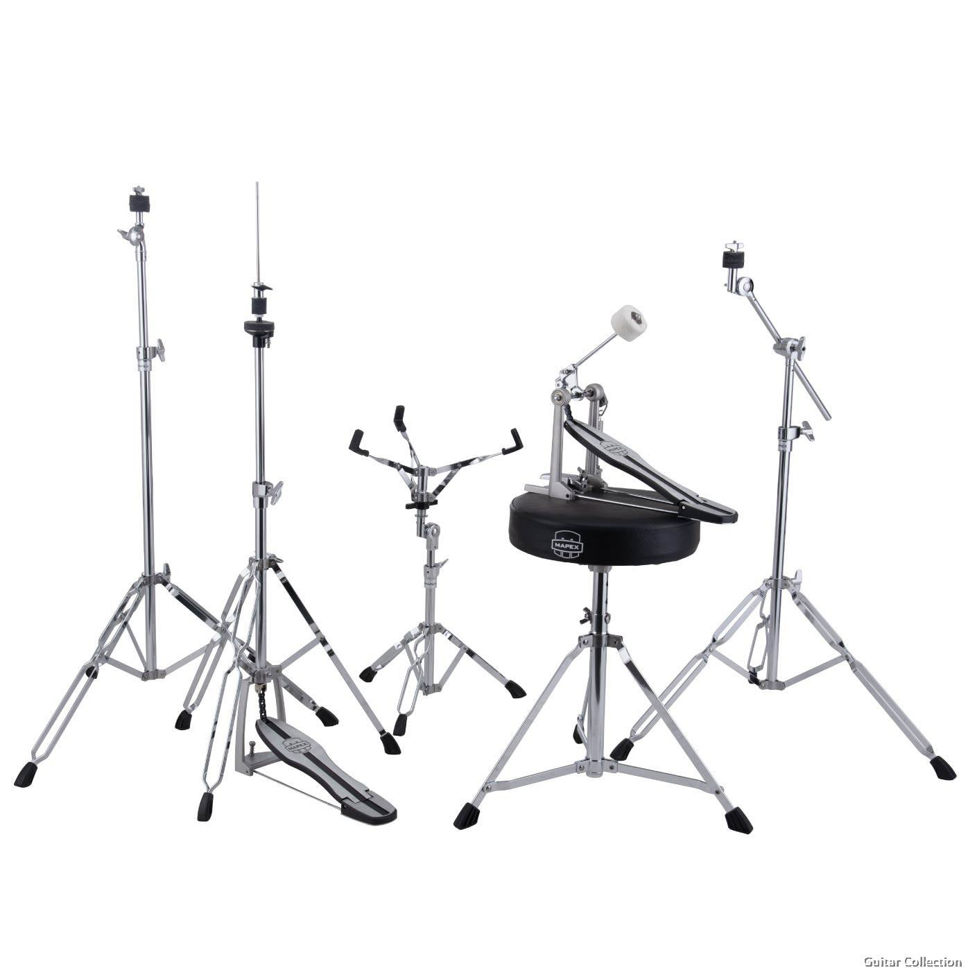 Mapex, Drum Set, Comet, 5 pcs, Hybrid, with Hardware, Throne & Cymbals -Indigo Blue CM5295FTCIB-SC