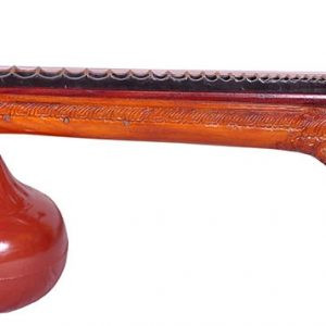 Indian Ekandam Light Carving Veena Jackwood with accessories