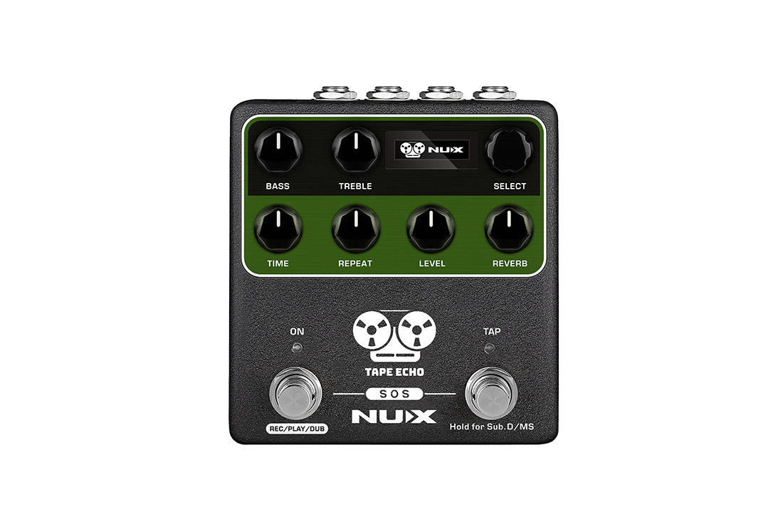 NUX NDD-7 Tape Echo Effect Pedal Black