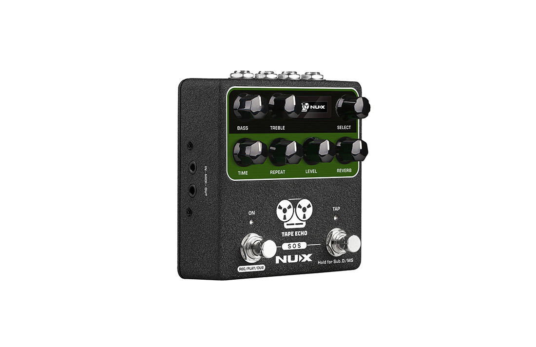 NUX NDD-7 Tape Echo Effect Pedal Black