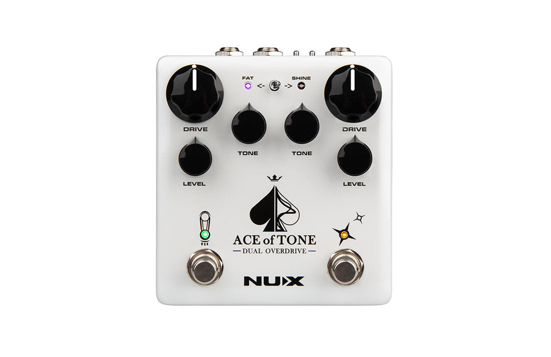 NUX NDO-5 Ace of Tone Effect Pedal White