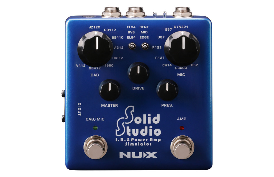 NUX NSS-5 Solid Studio Effect Pedal Blue