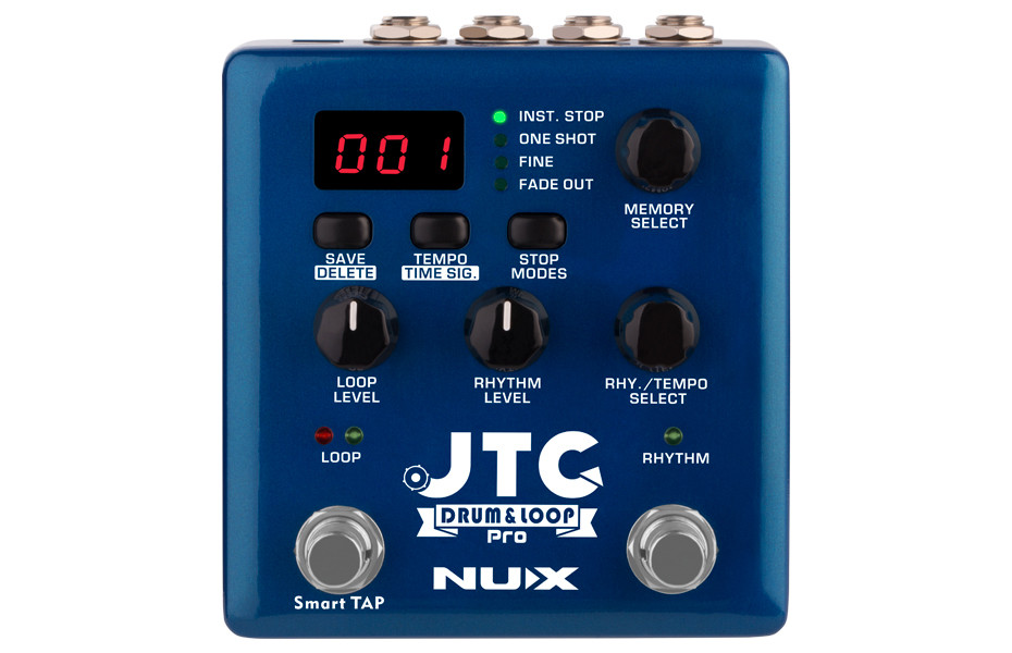NUX NDL-5 JTC Drum&Loop Pro Effect Pedal Blue