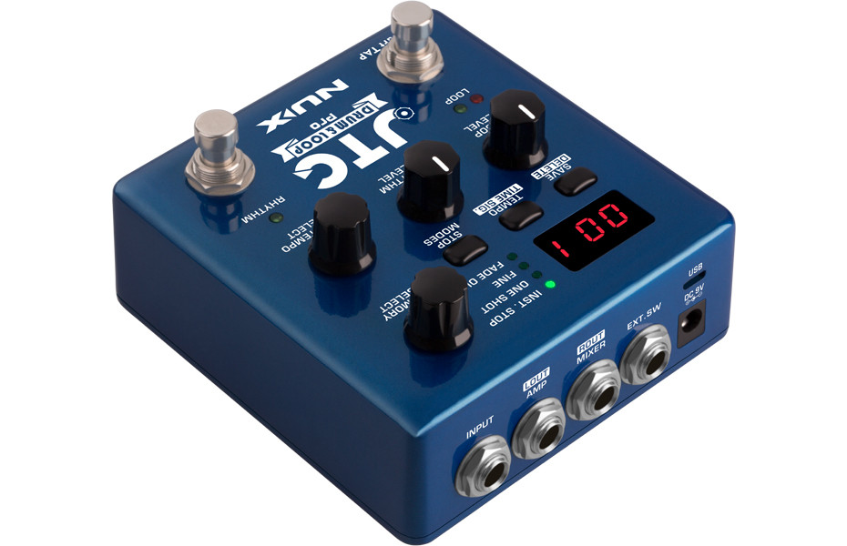 NUX NDL-5 JTC Drum&Loop Pro Effect Pedal Blue