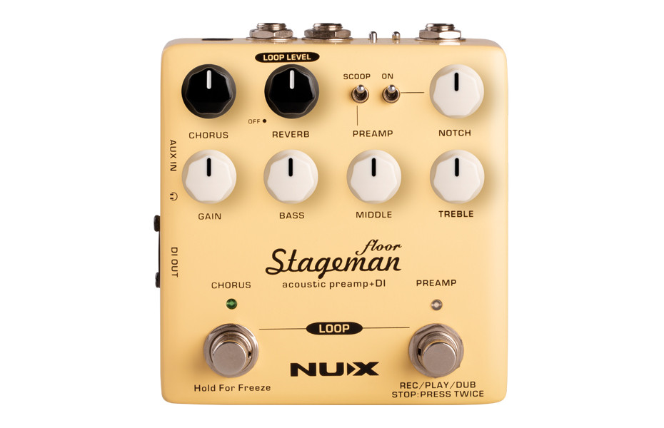 NUX NAP-5 Stageman Floor Effect Pedal Yellow