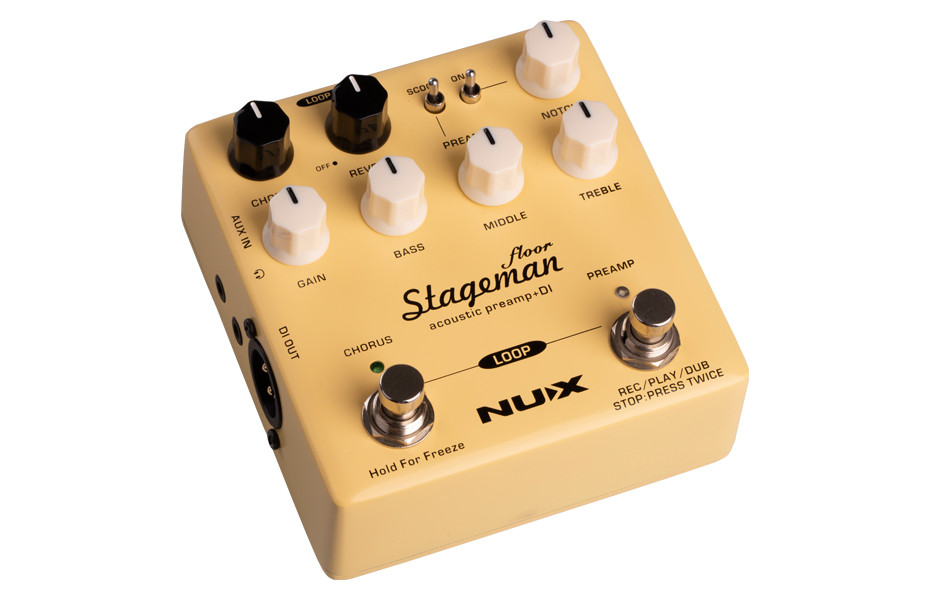 NUX NAP-5 Stageman Floor Effect Pedal Yellow
