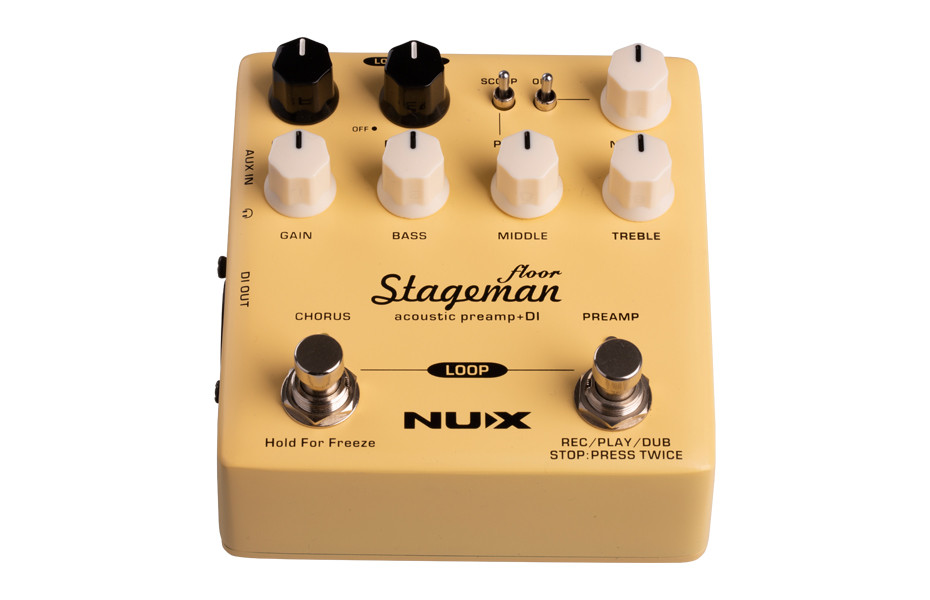 NUX NAP-5 Stageman Floor Effect Pedal Yellow