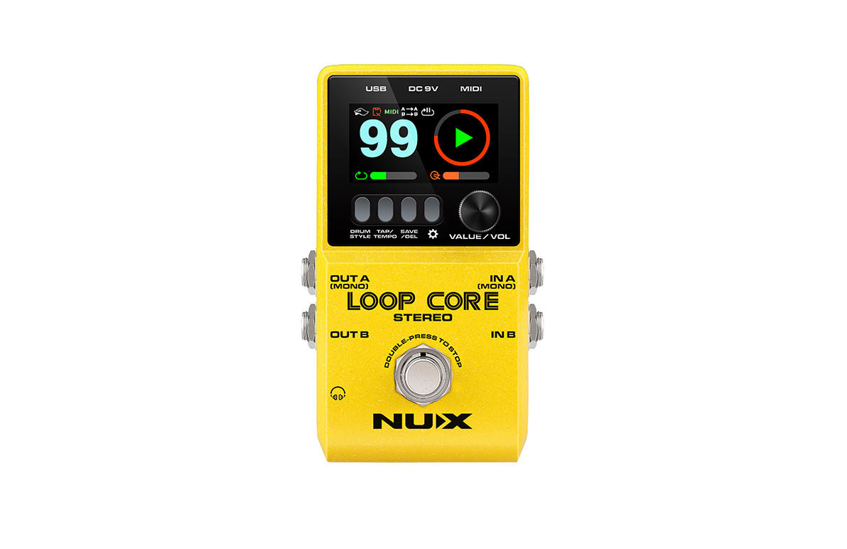 NUX NCL-2 Loop Core Stereo Effect Pedal Yellow
