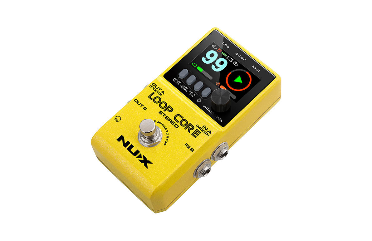 NUX NCL-2 Loop Core Stereo Effect Pedal Yellow