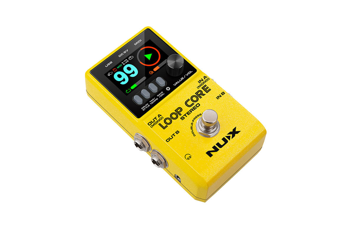 NUX NCL-2 Loop Core Stereo Effect Pedal Yellow