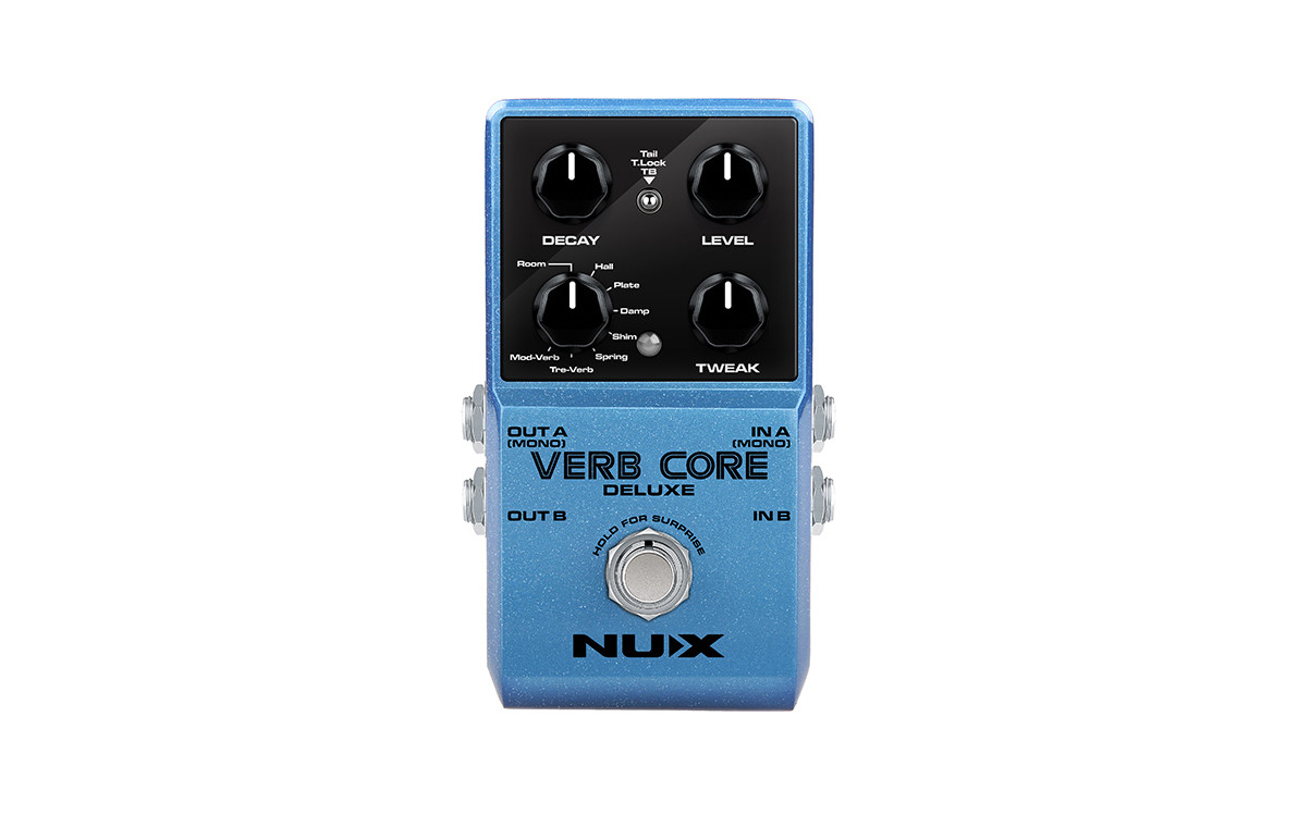 NUX NCR-2 VERB CORE DELUXE Effect Pedal Blue
