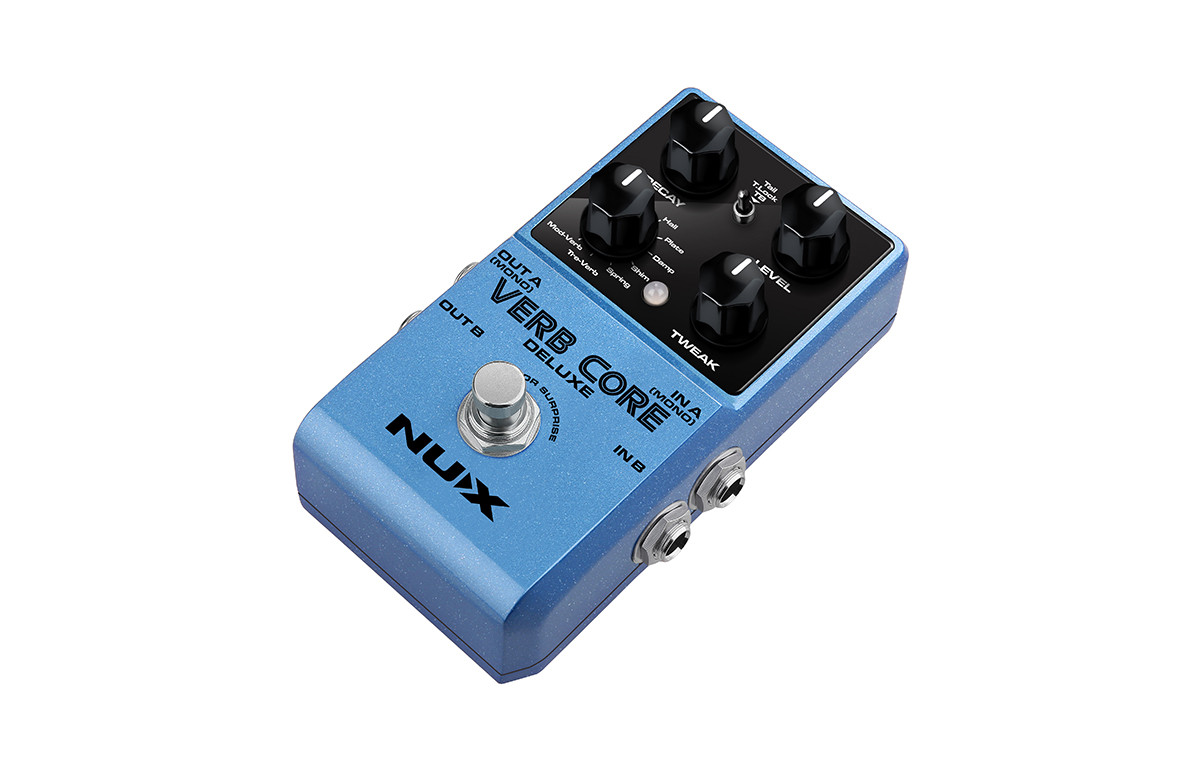 NUX NCR-2 VERB CORE DELUXE Effect Pedal Blue