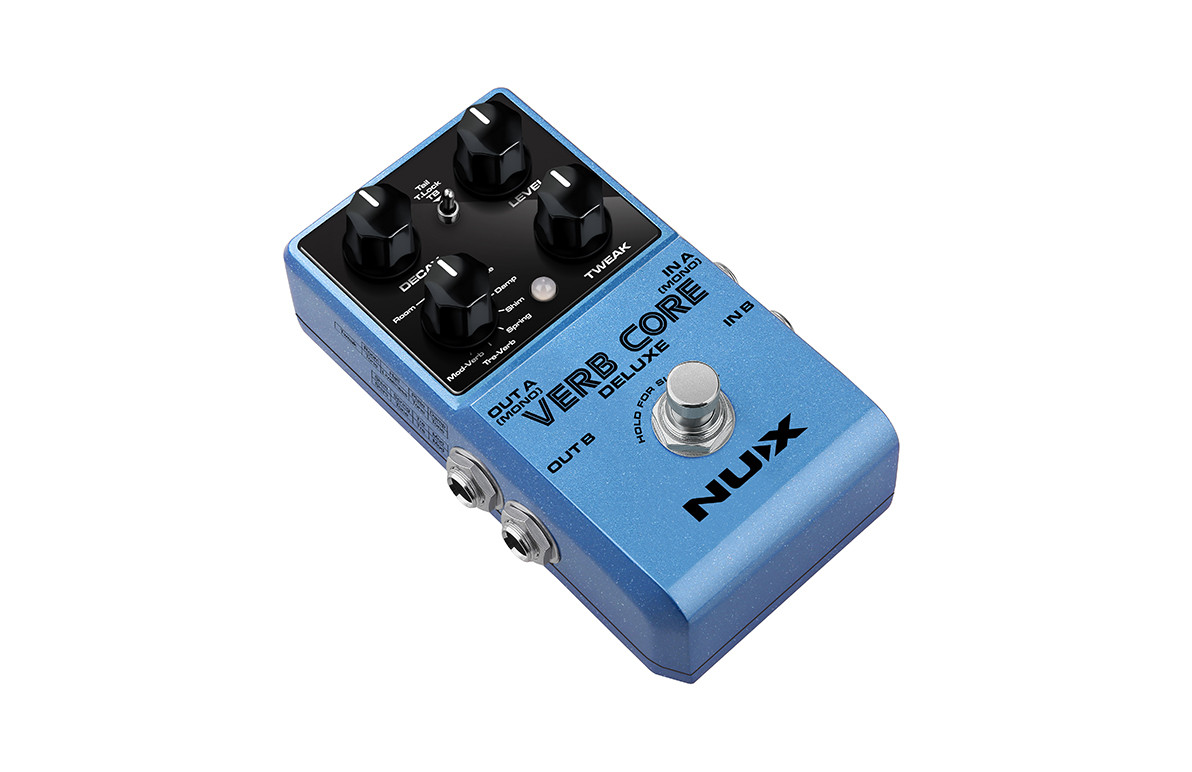 NUX NCR-2 VERB CORE DELUXE Effect Pedal Blue