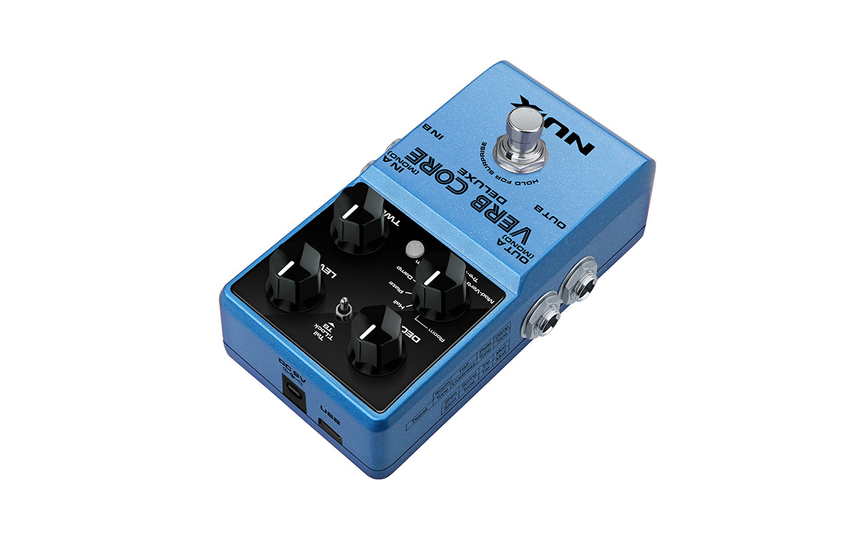 NUX NCR-2 VERB CORE DELUXE Effect Pedal Blue