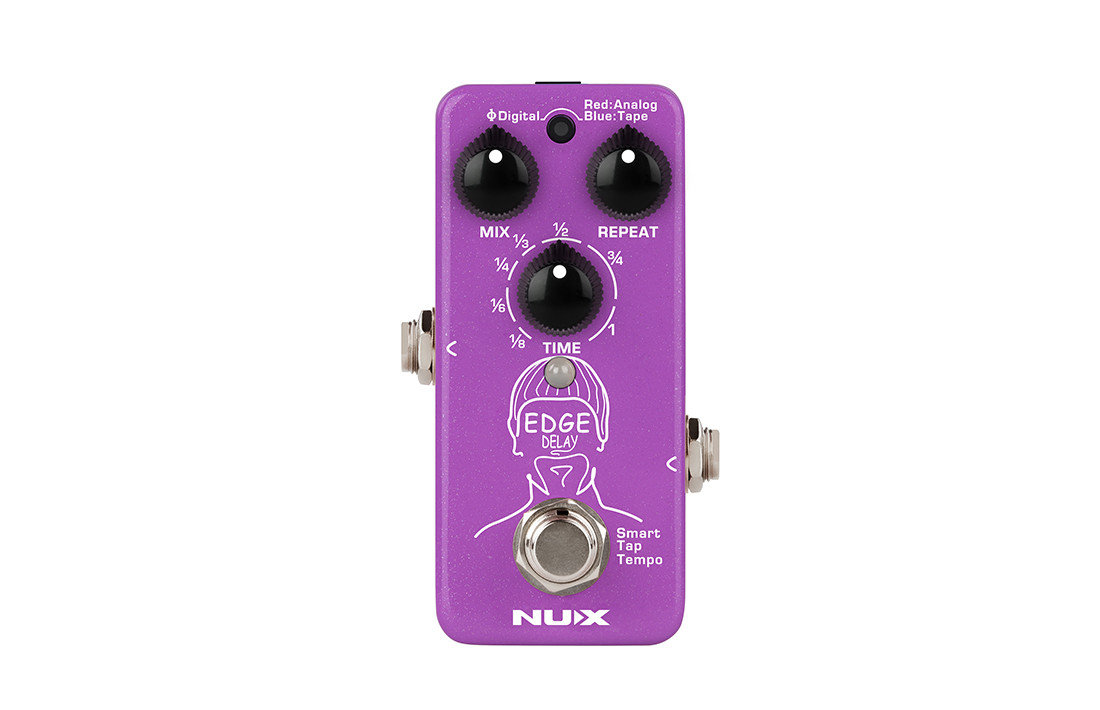 NUX NDD-3 Edge Delay Effect Pedal Purple