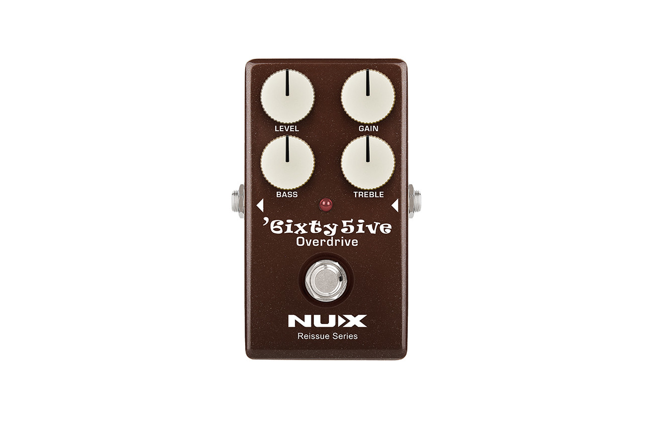 NUX 6ixty5ive OverDrive Effect Pedal Brown