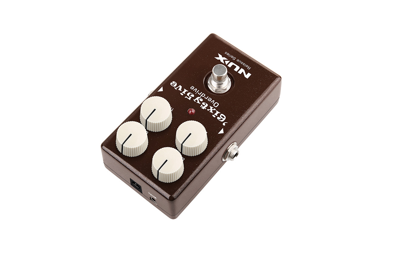 NUX 6ixty5ive OverDrive Effect Pedal Brown