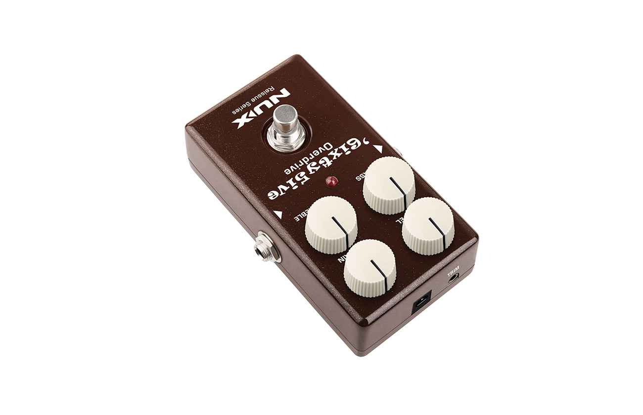 NUX 6ixty5ive OverDrive Effect Pedal Brown