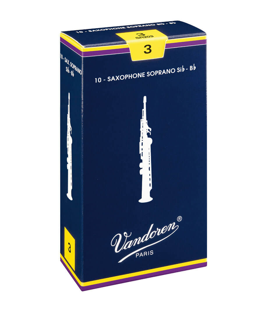 Vandoren SR203 Soprano Saxophone Reed, Strength 3