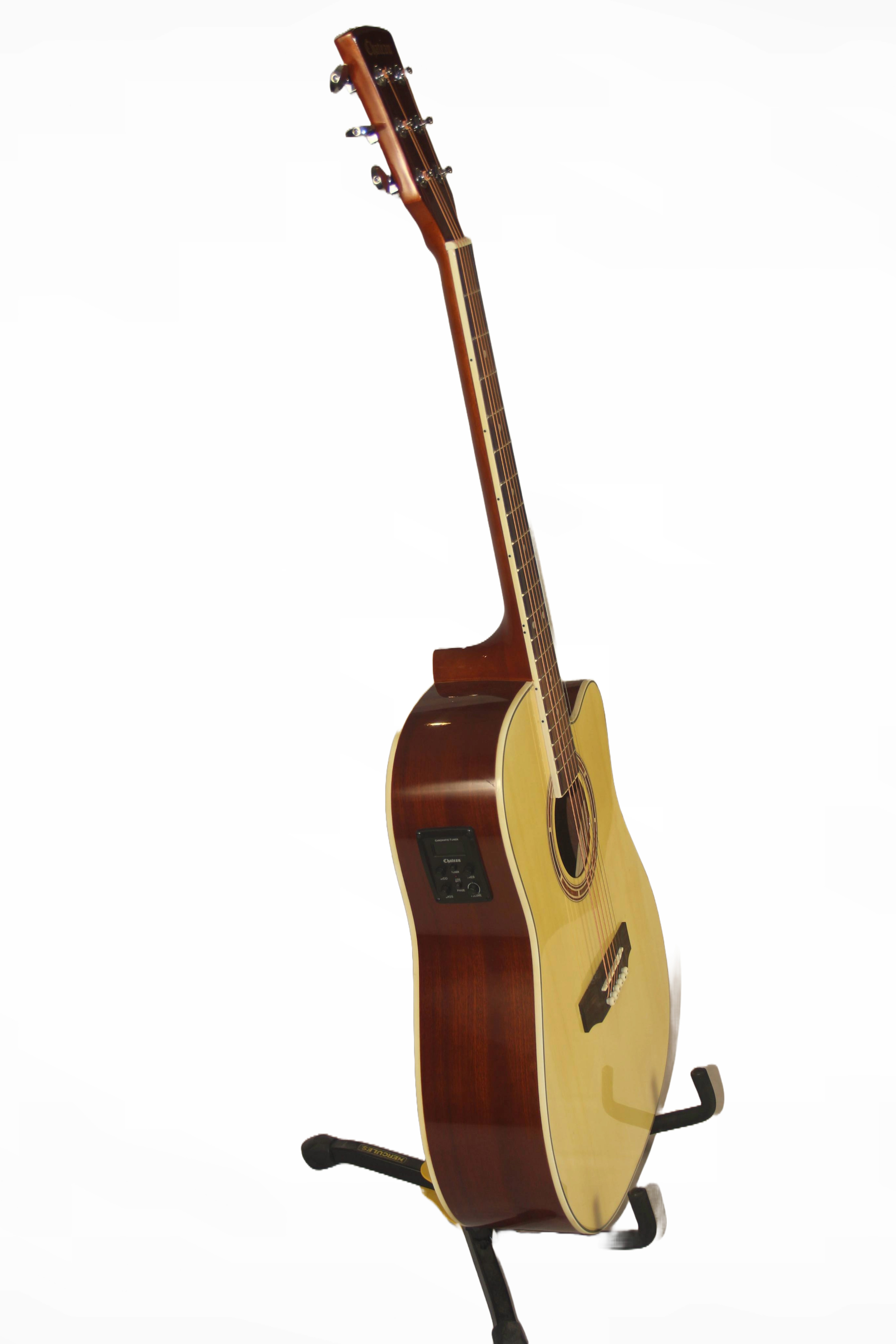 Chateau F121CE 39G Acoustic Guitar - Natural with EQ MT-03