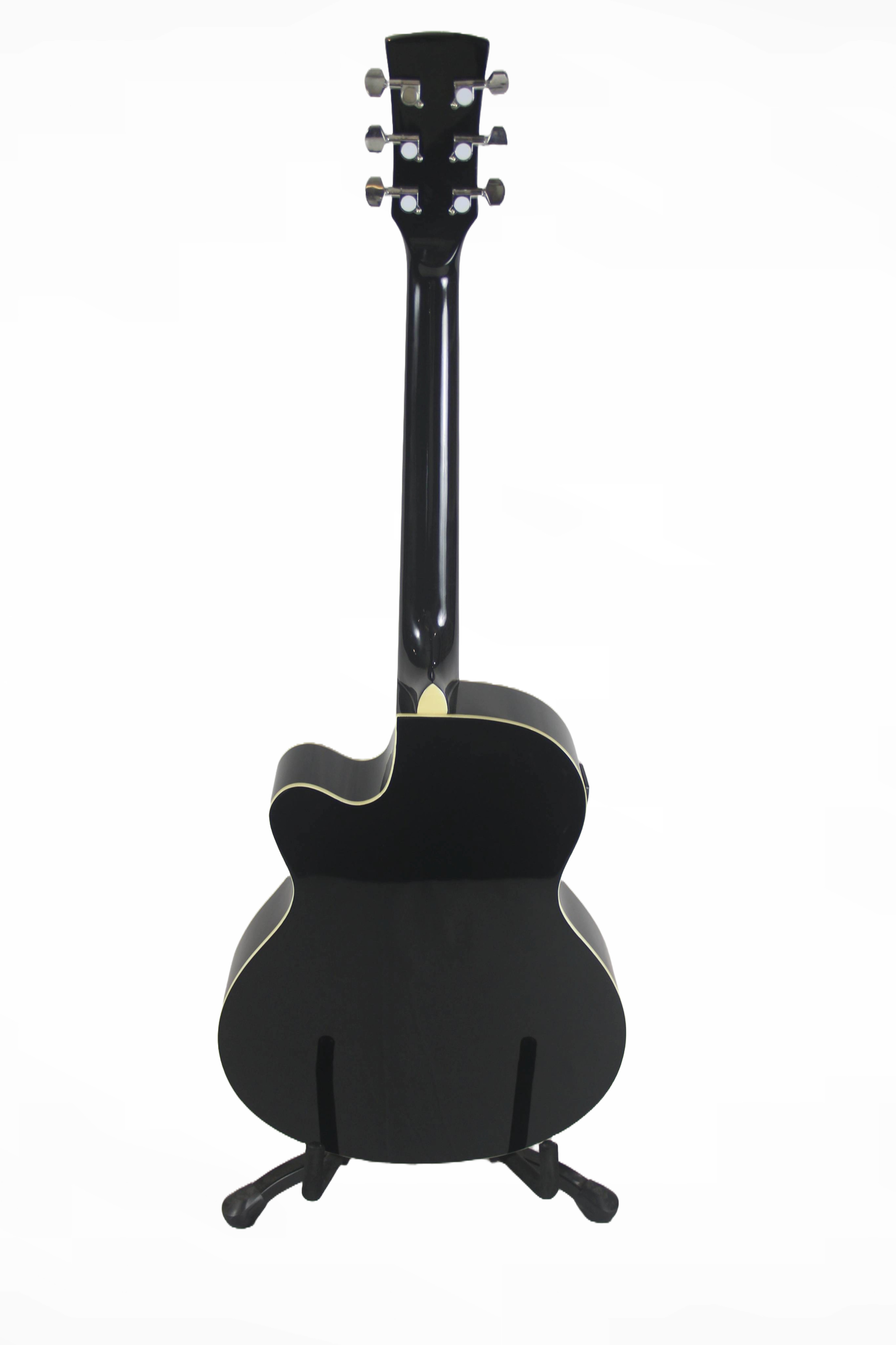 Chateau F121CE 41G Acoustic Guitar - Black with EQ MT-03