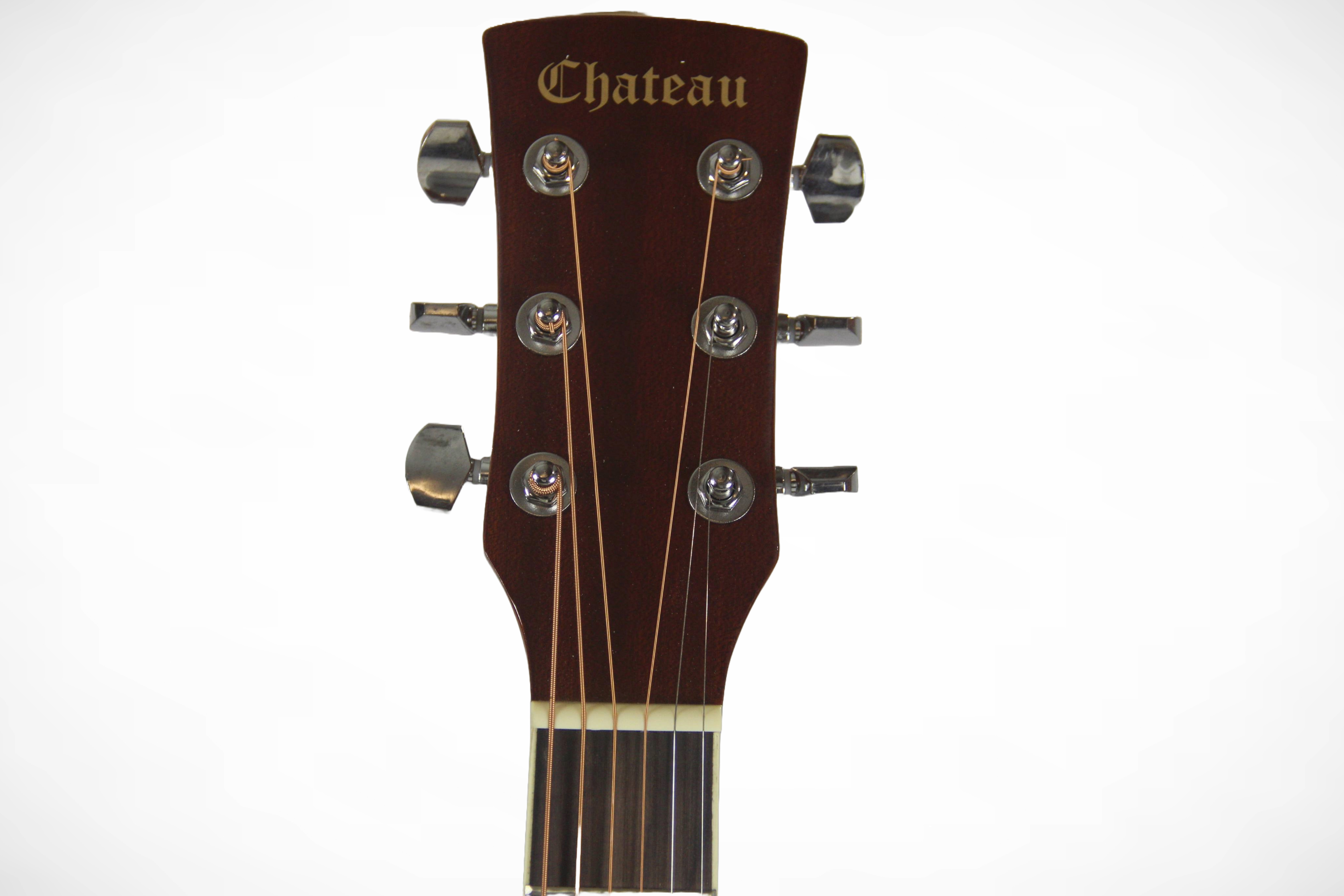 Chateau F121CE 41G Acoustic Guitar - Black with EQ MT-03
