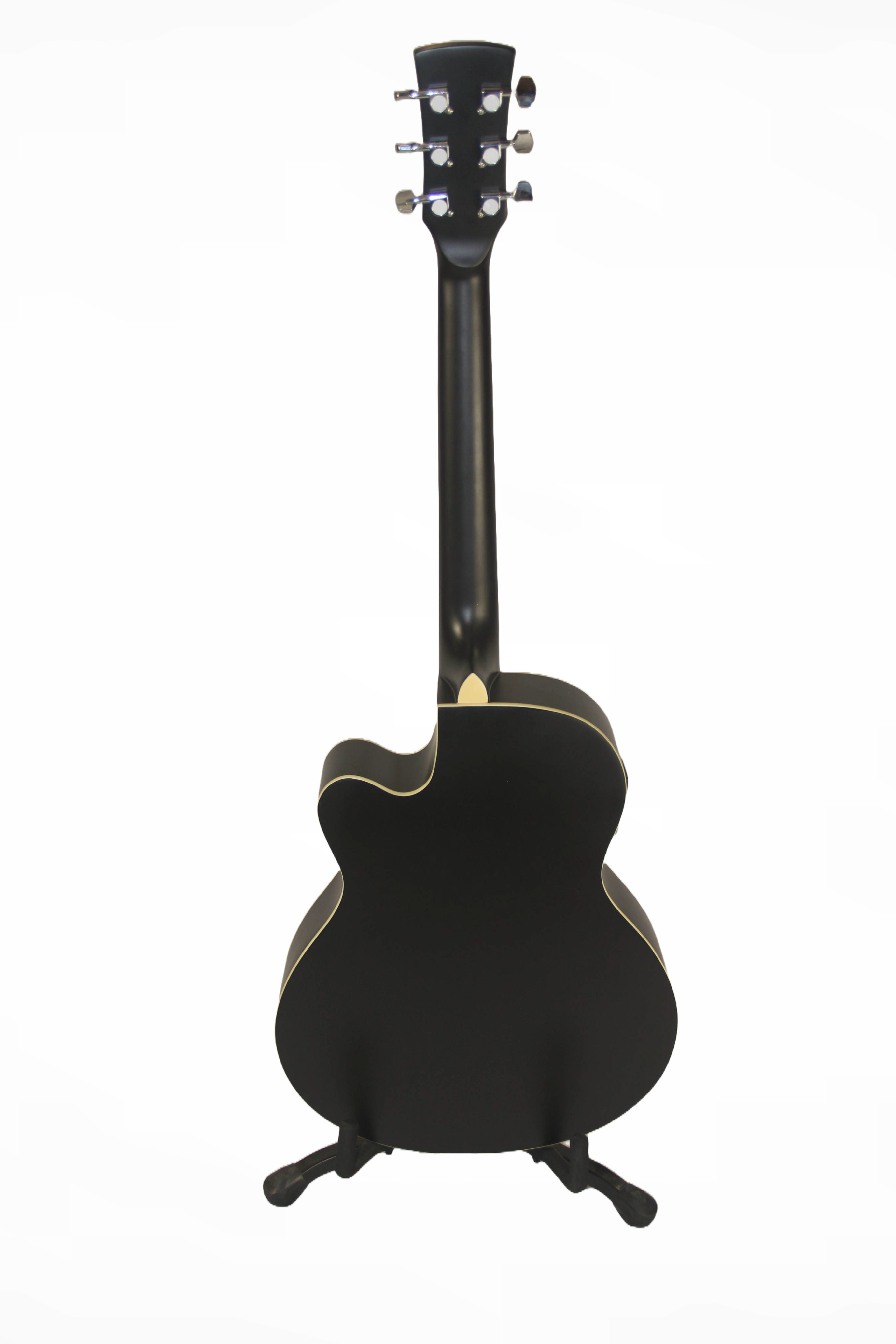 Chateau F121CE 39M Acoustic Guitar - Black with EQ MT-03