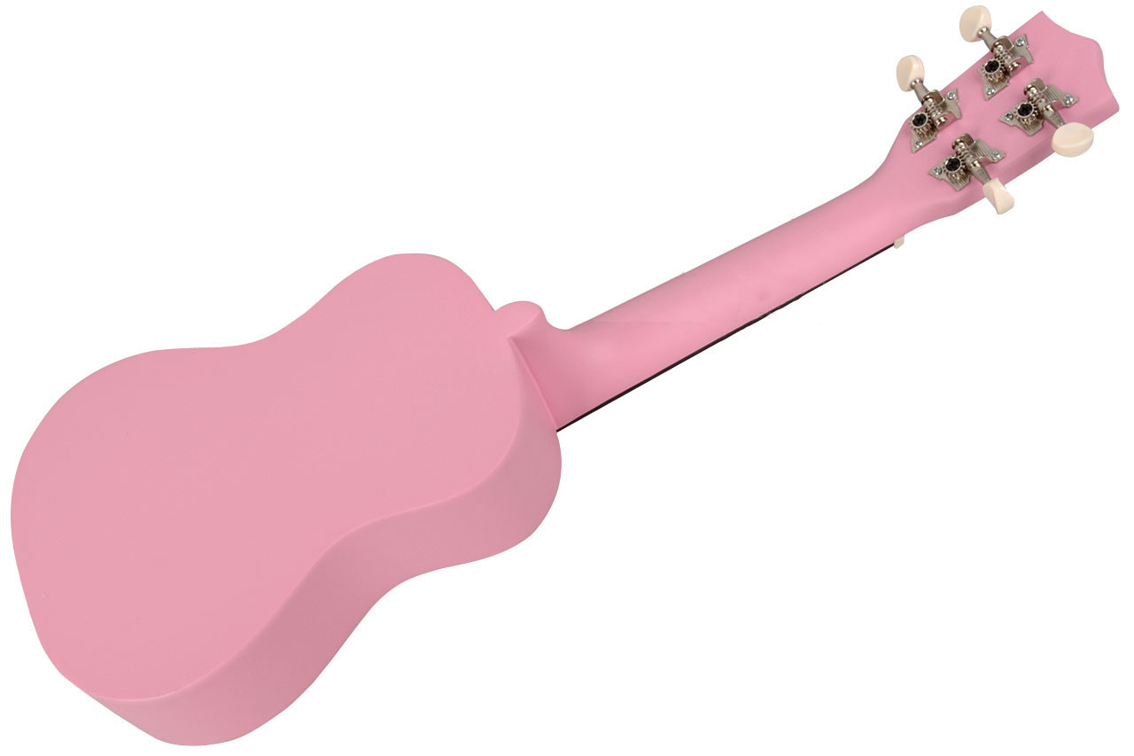 Chateau BAS01PK Bass Ukulele, Pink with Bag