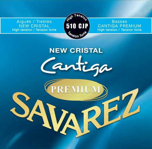 Savarez Classical Guitar Strings 510CRP New Cristal Cantiga Premium Blue Set