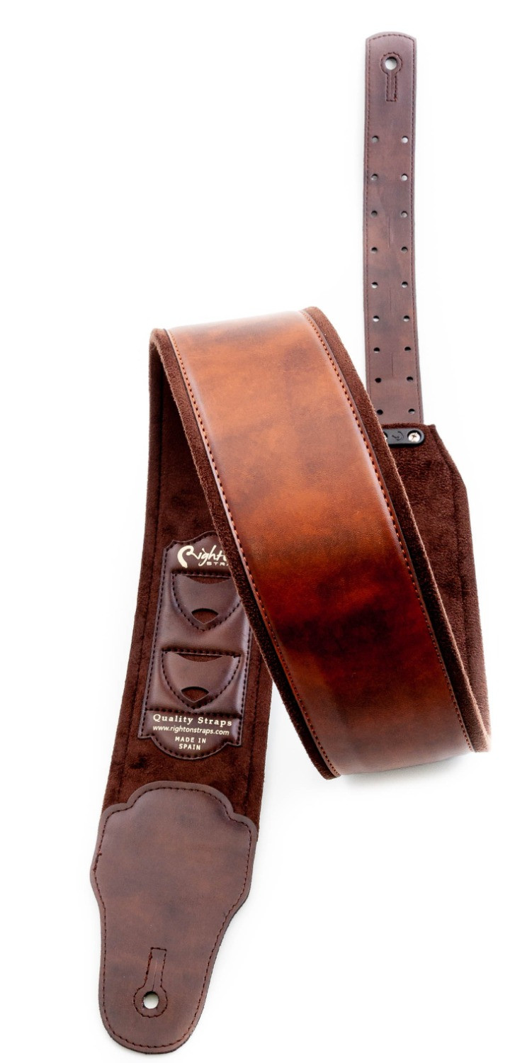 RightOn Charm-80 Brown Bass Strap - Groove Collection