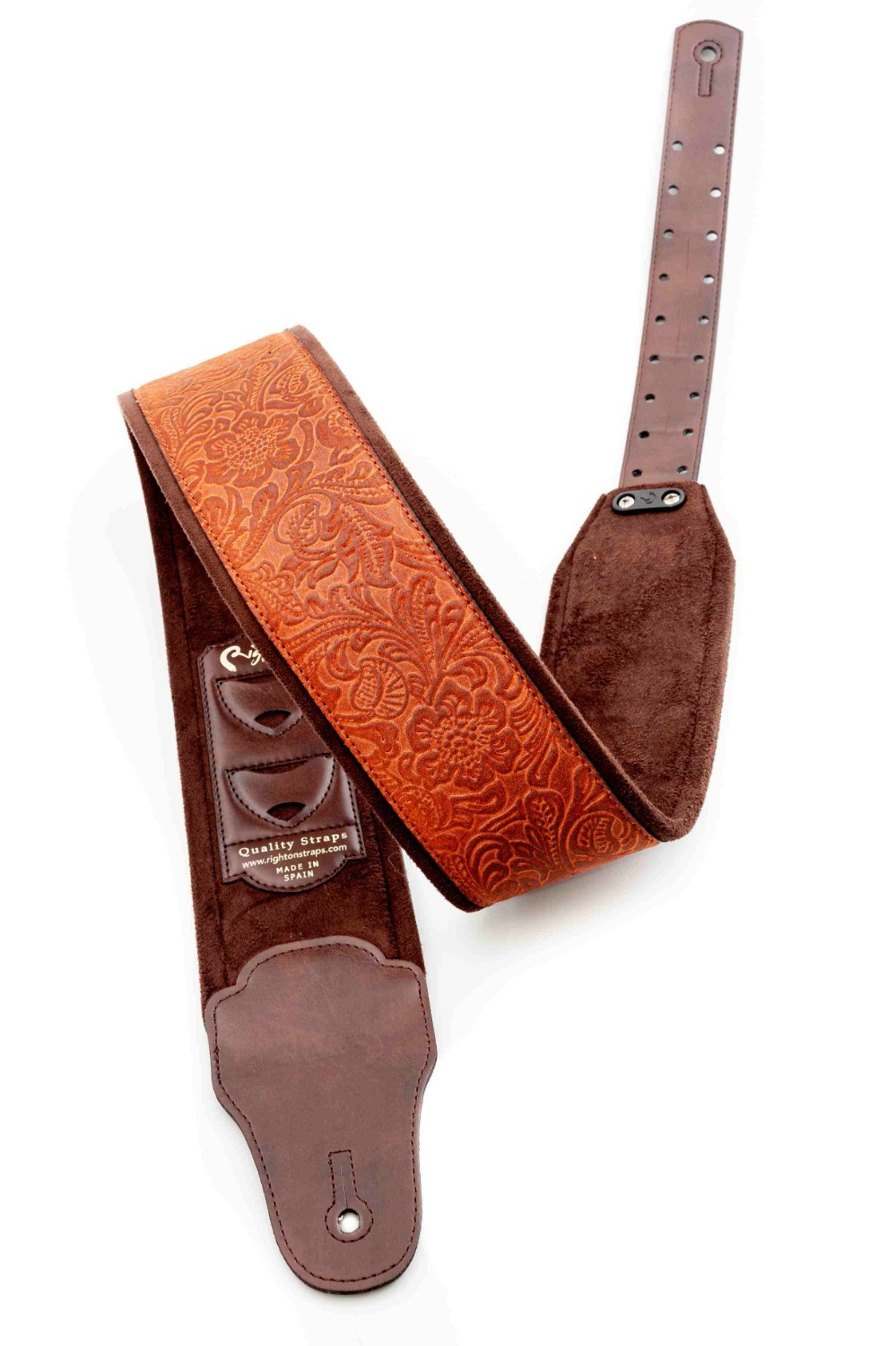 RightOn Sandokan-80 Light Brown Bass Strap – Groove Collection