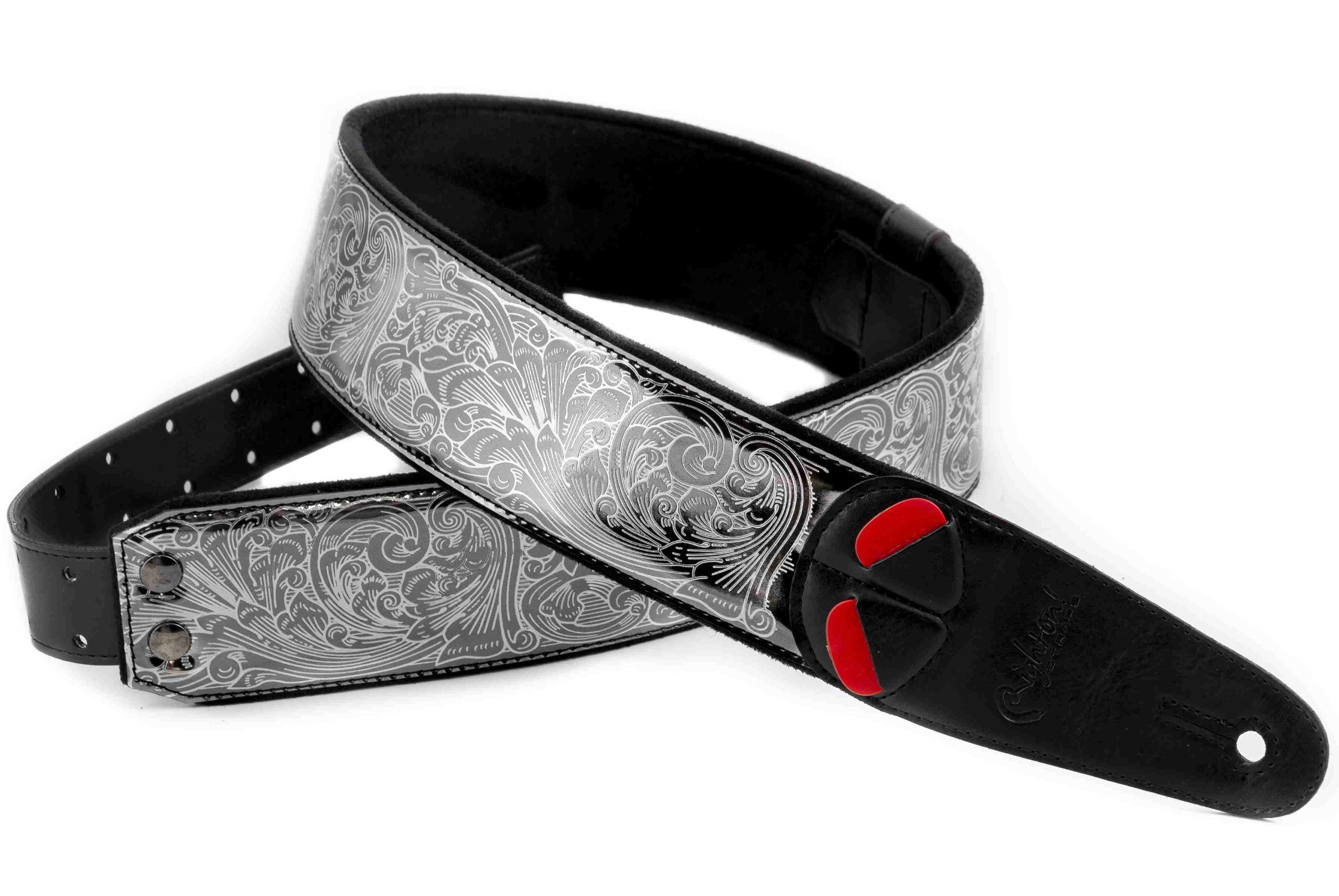 RightOn Mojo Revolver Titanium Guitar/Bass Strap
