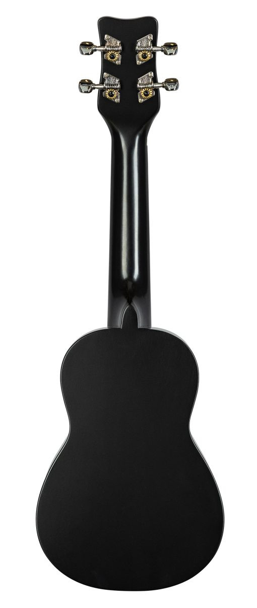 Kohala, Ukulele, Tiki Series, Soprano -Black KT-SBK
