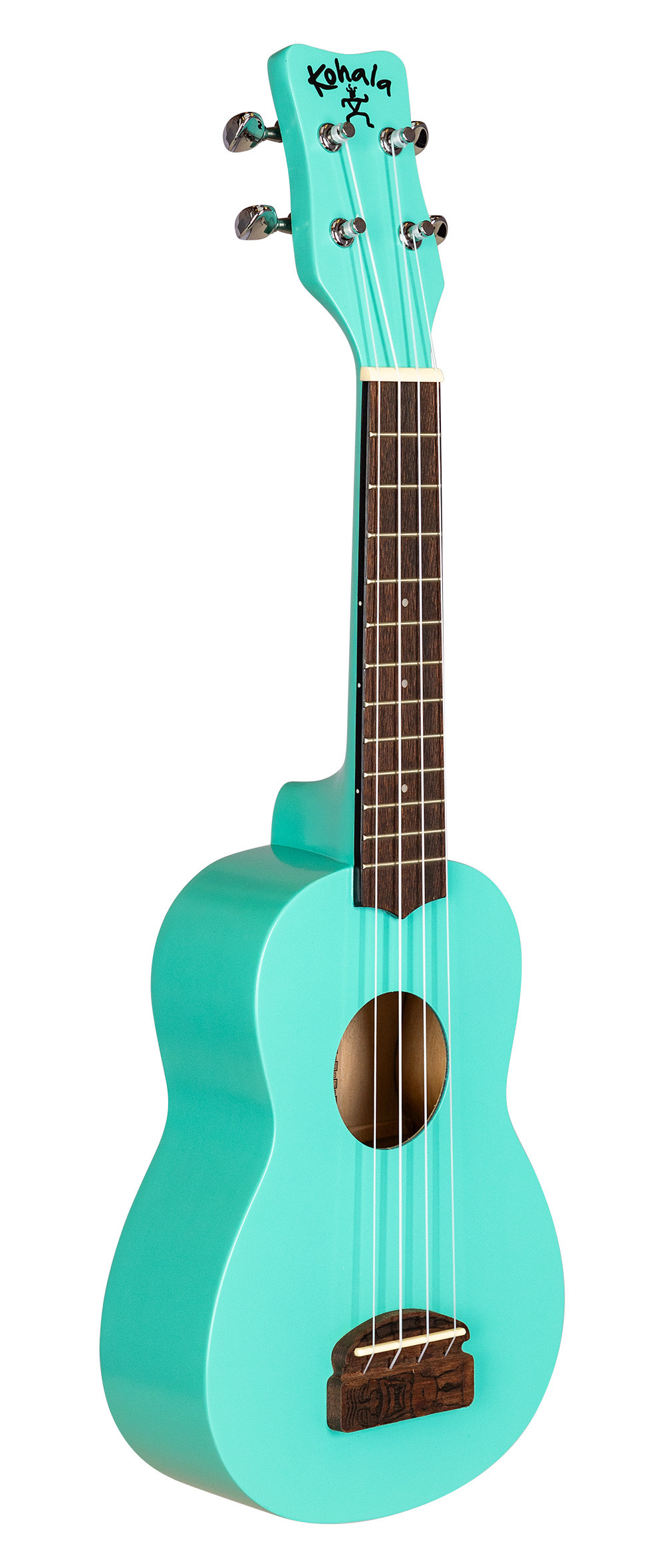 Kohala, Ukulele, Tiki Series, Soprano -Seafoam Green KT-SSG