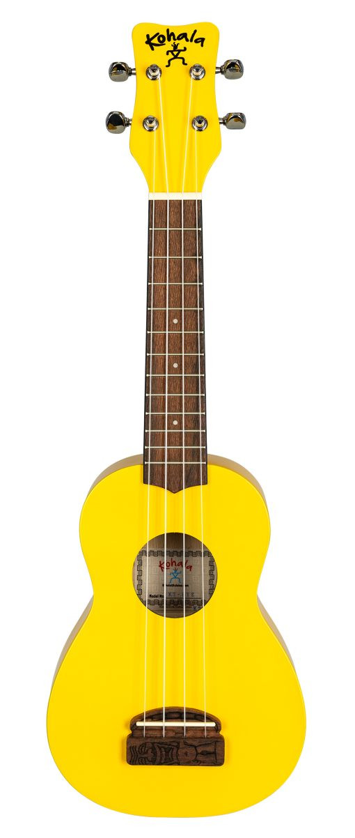 Kohala, Ukulele, Tiki Series, Soprano -Yellow KT-SYE