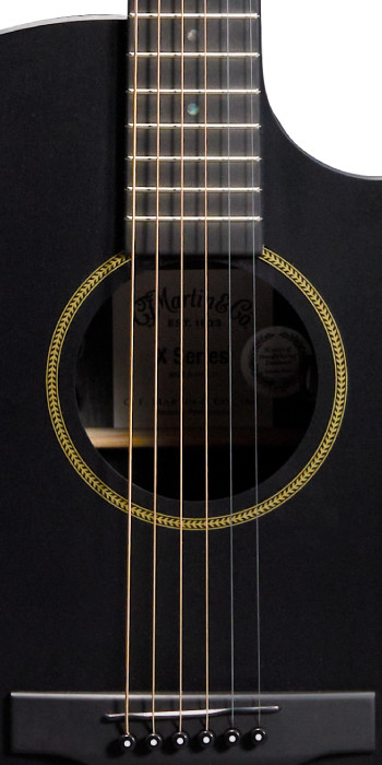 Martin GPC-X1E Black Acoustic-Electric Guitar