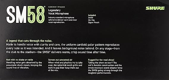 Shure SM58S Microphone