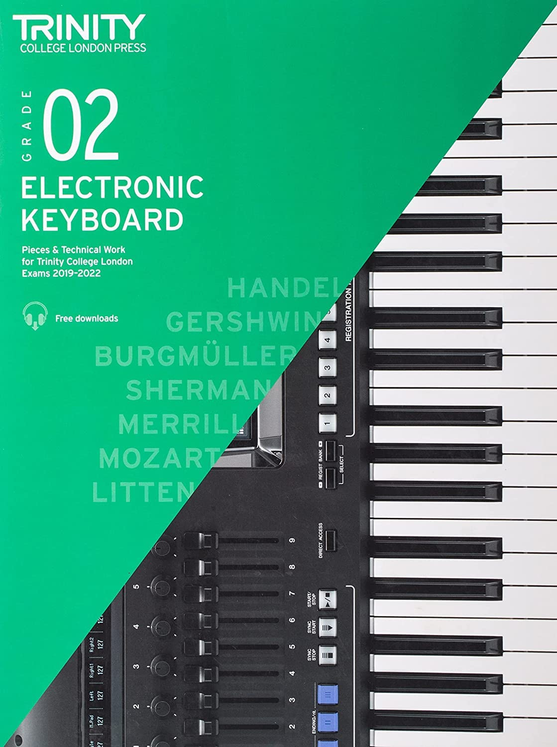 Trinity Electronic Keyboard Exam Pieces & Technical Work from 2019-2022: Grade 2