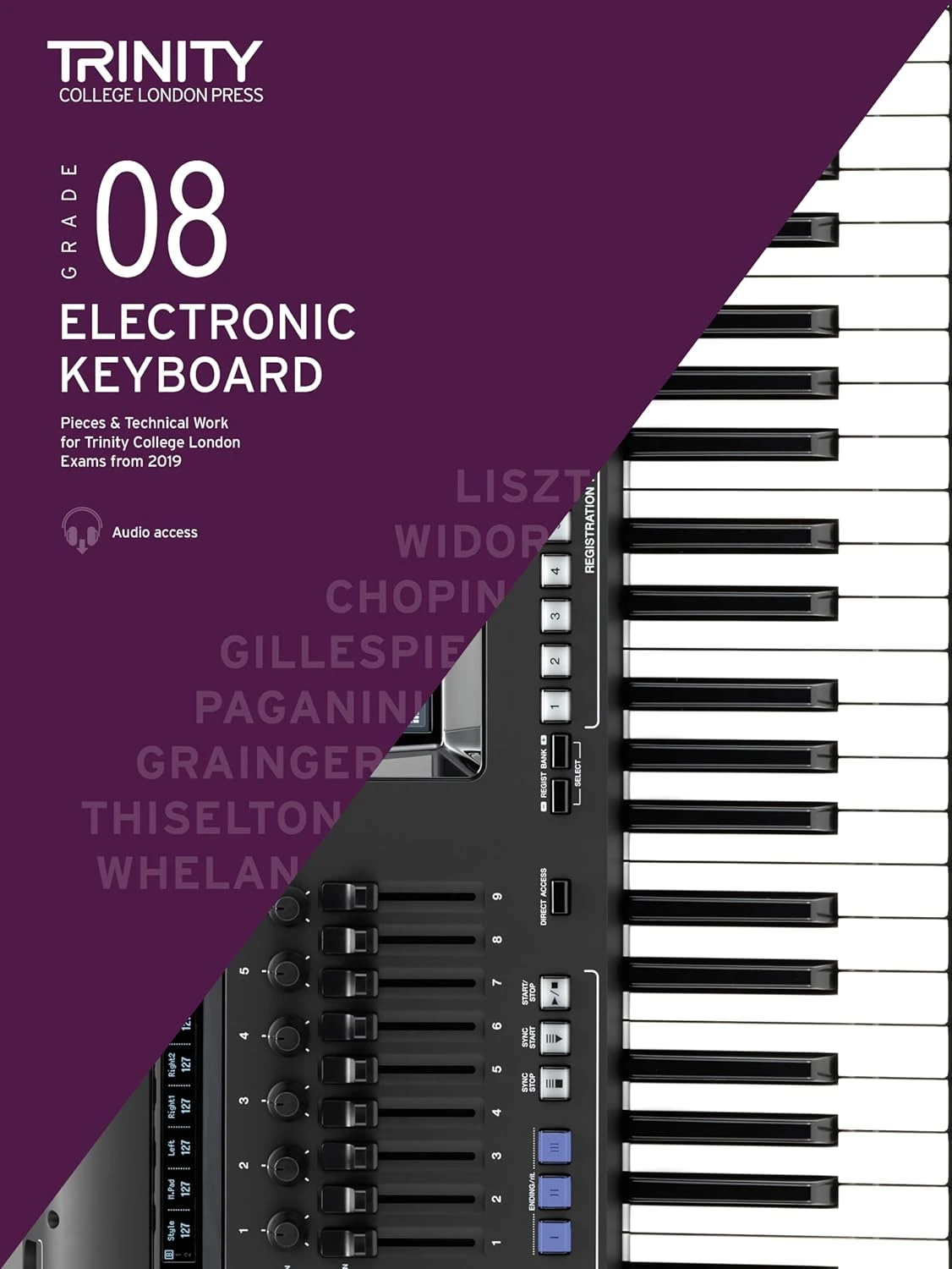 Trinity Electronic Keyboard Exam Pieces & Technical Work from 2019 : Grade 8