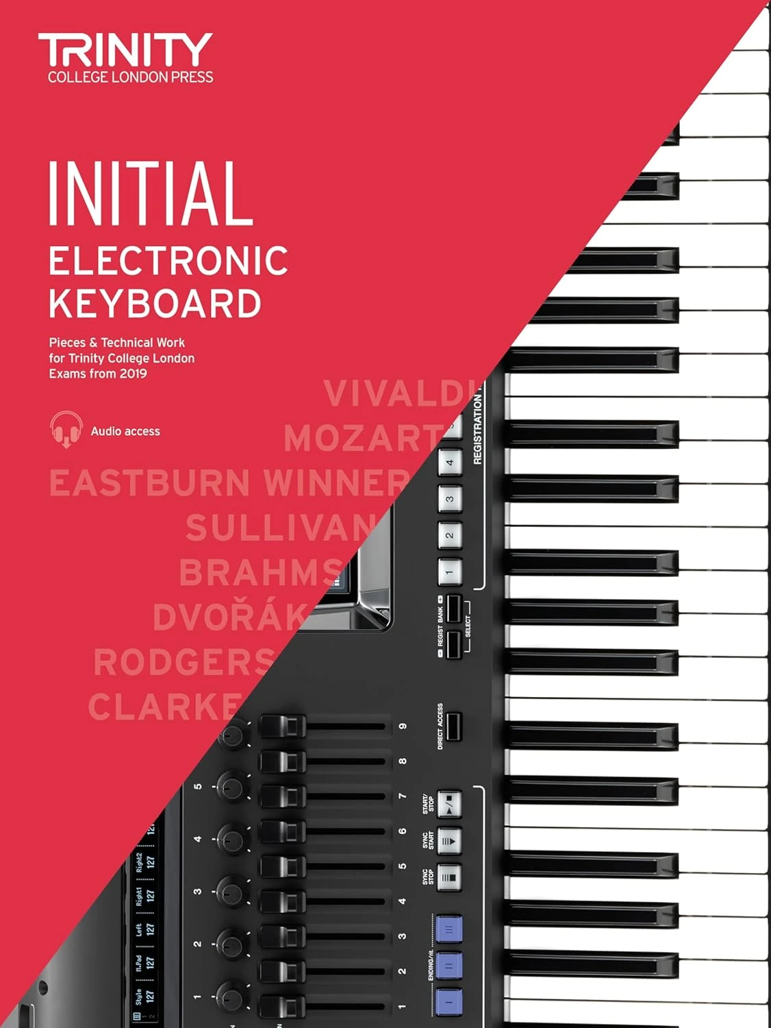Trinity Electronic Keyboard Exam Pieces & Technical Work from 2019 : Intial