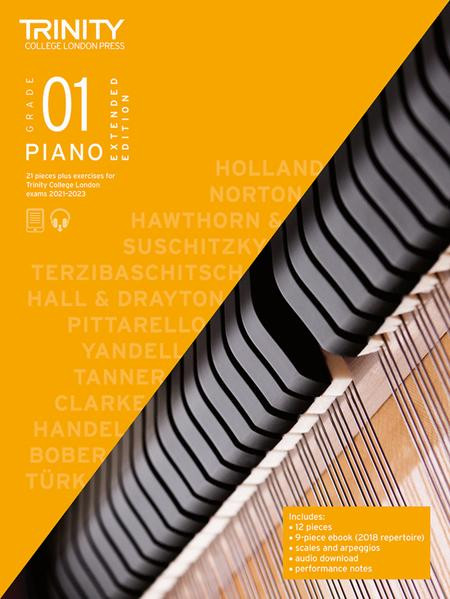 Trinity Piano Exam Pieces Plus Exercises from 2021-2023 Grade 1 - Extended Edition